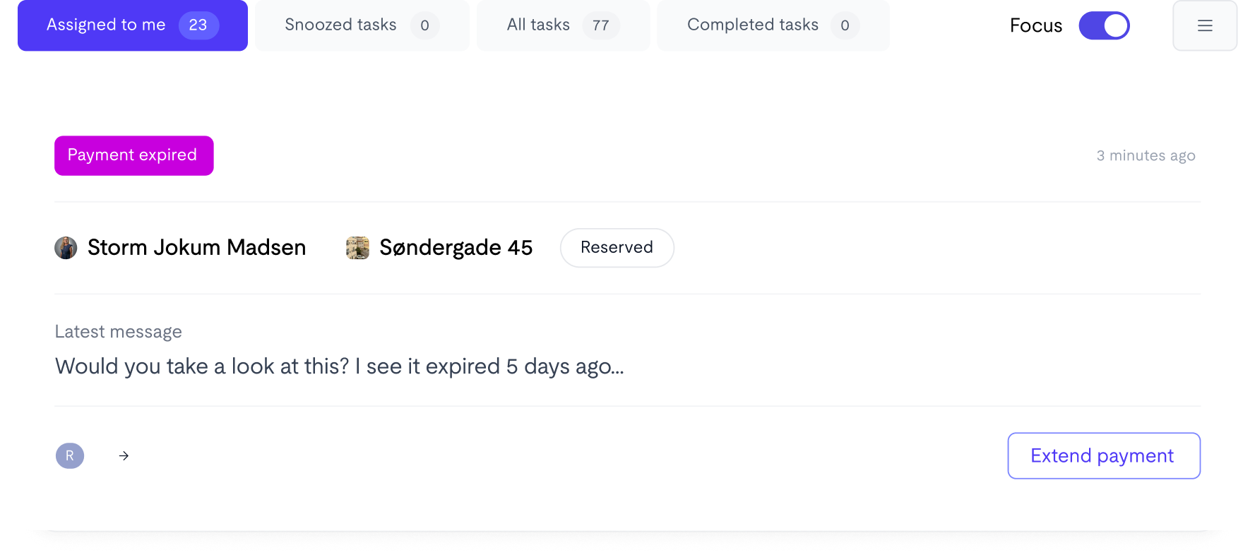 Tasks